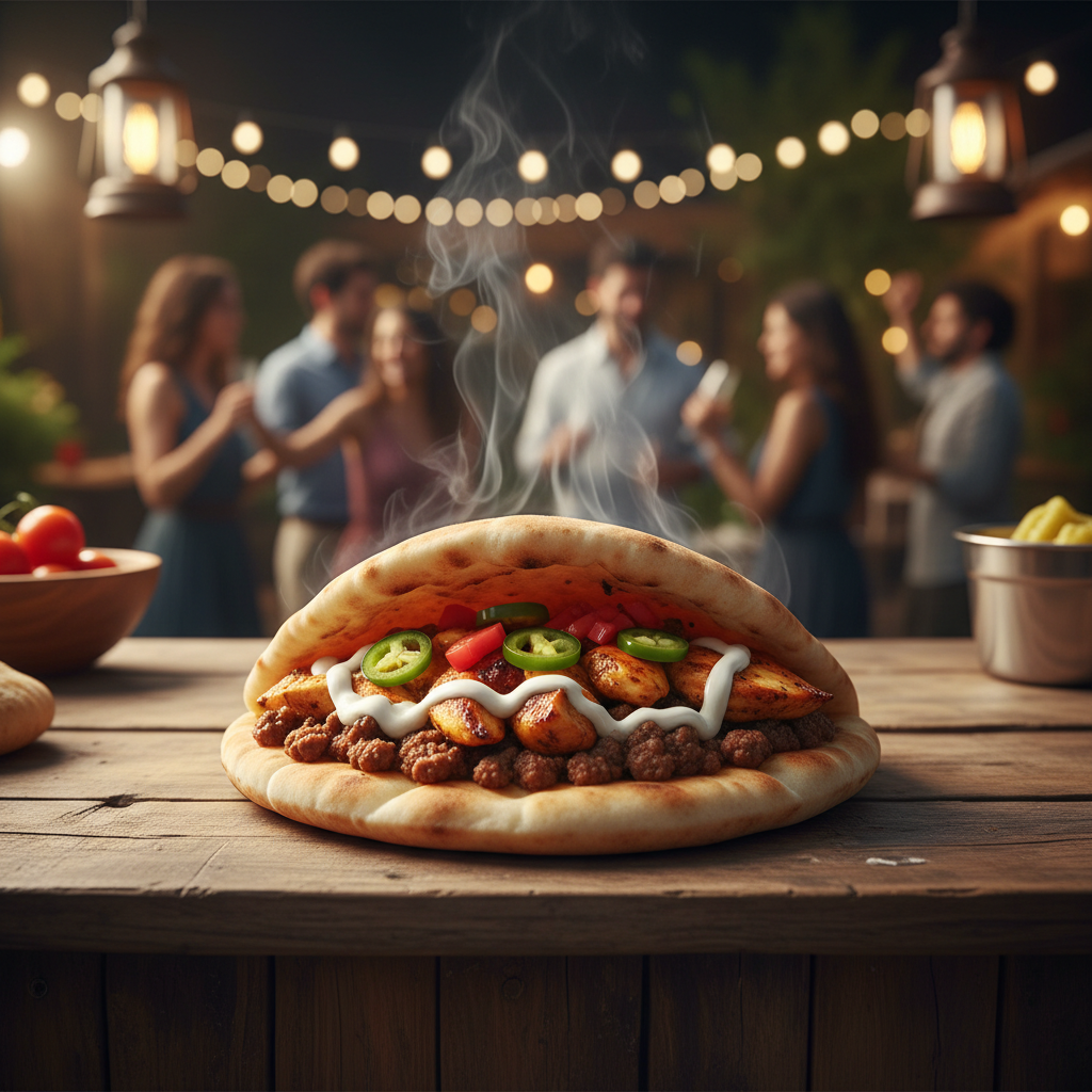 דוכן פיתה בשר – תעשו כיף