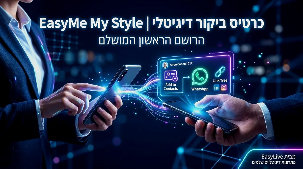 דף נחיתה לעסק איזימי