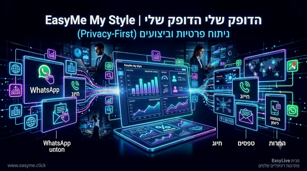 הדופק שלי (My Pulse) – אתר תדמית לדוגמא | EasyMe My Style