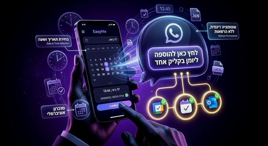 מערכת תורים ובוקינג חכמה (Smart Booking) – אתר תדמית לדוגמא | EasyMe My Style